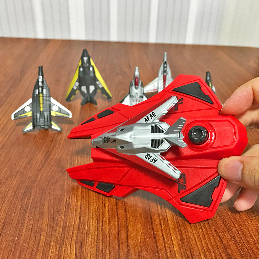 6pcs Fighter Plane Red Launche - Kids Outdoor Storage recension och pris