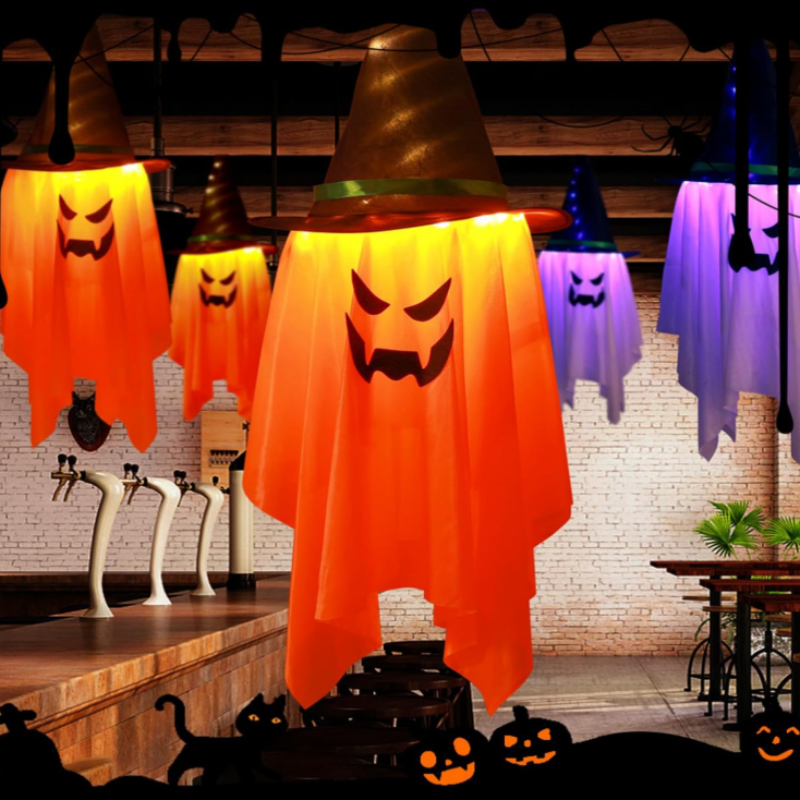 1-2PCS Halloween Glowing Pumpk - Kids Outdoor House Accessories recension och pris