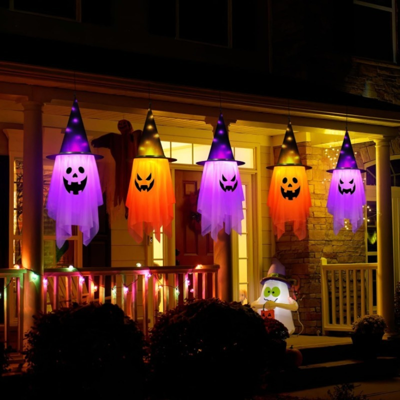 1-2PCS Halloween Glowing Pumpk - Kids Outdoor House Accessories recension och pris