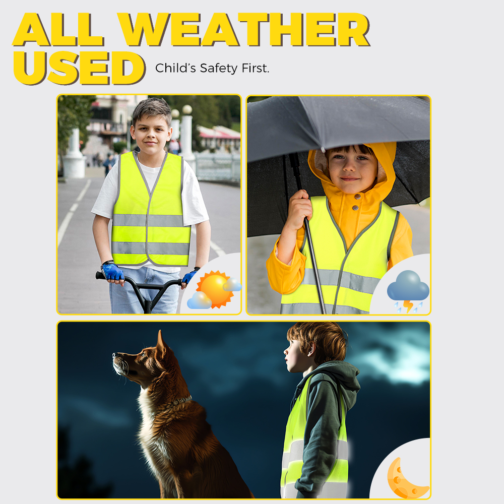 Kids Safety Vest Reflective Cl - Kids Outdoor Vest recension och pris