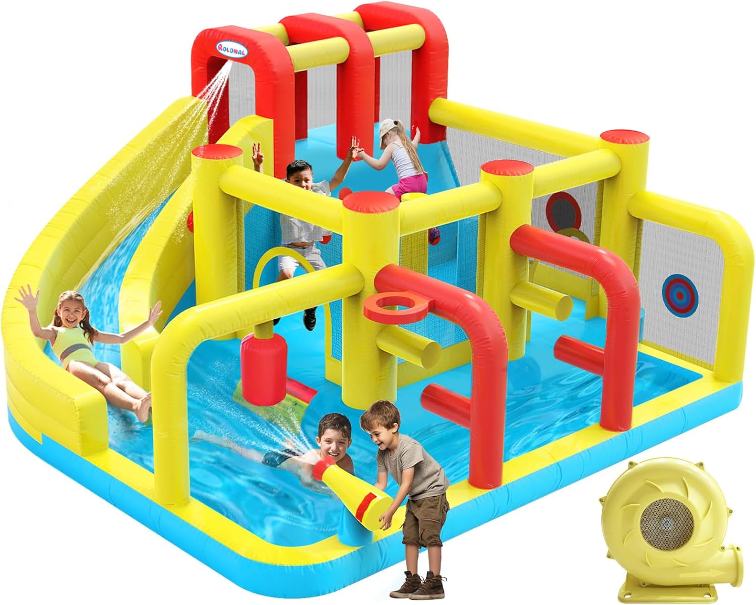 Kids Inflatable Water Slide Bo - Kids Outdoor Bounce House recension och pris