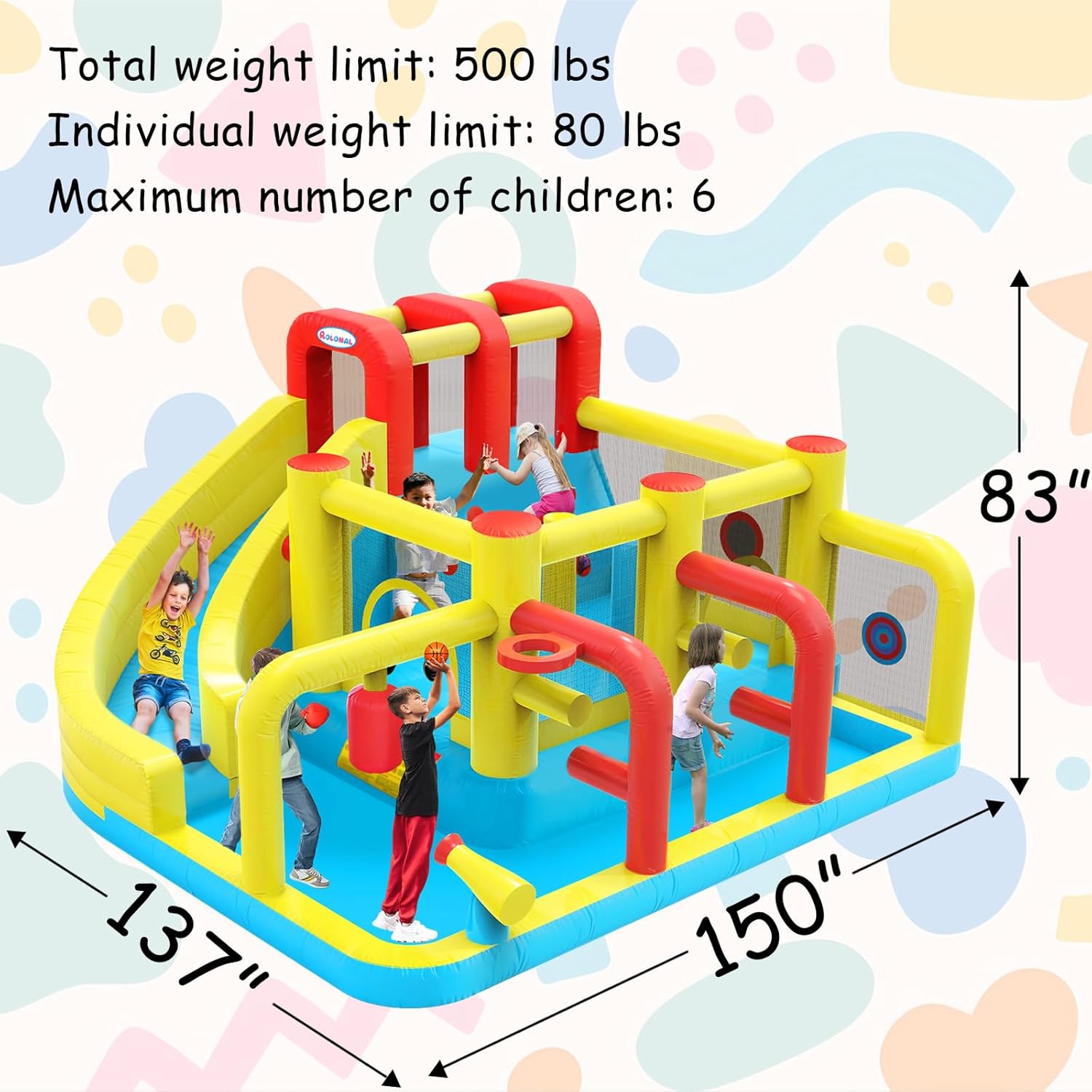 Kids Inflatable Water Slide Bo - Kids Outdoor Bounce House recension och pris