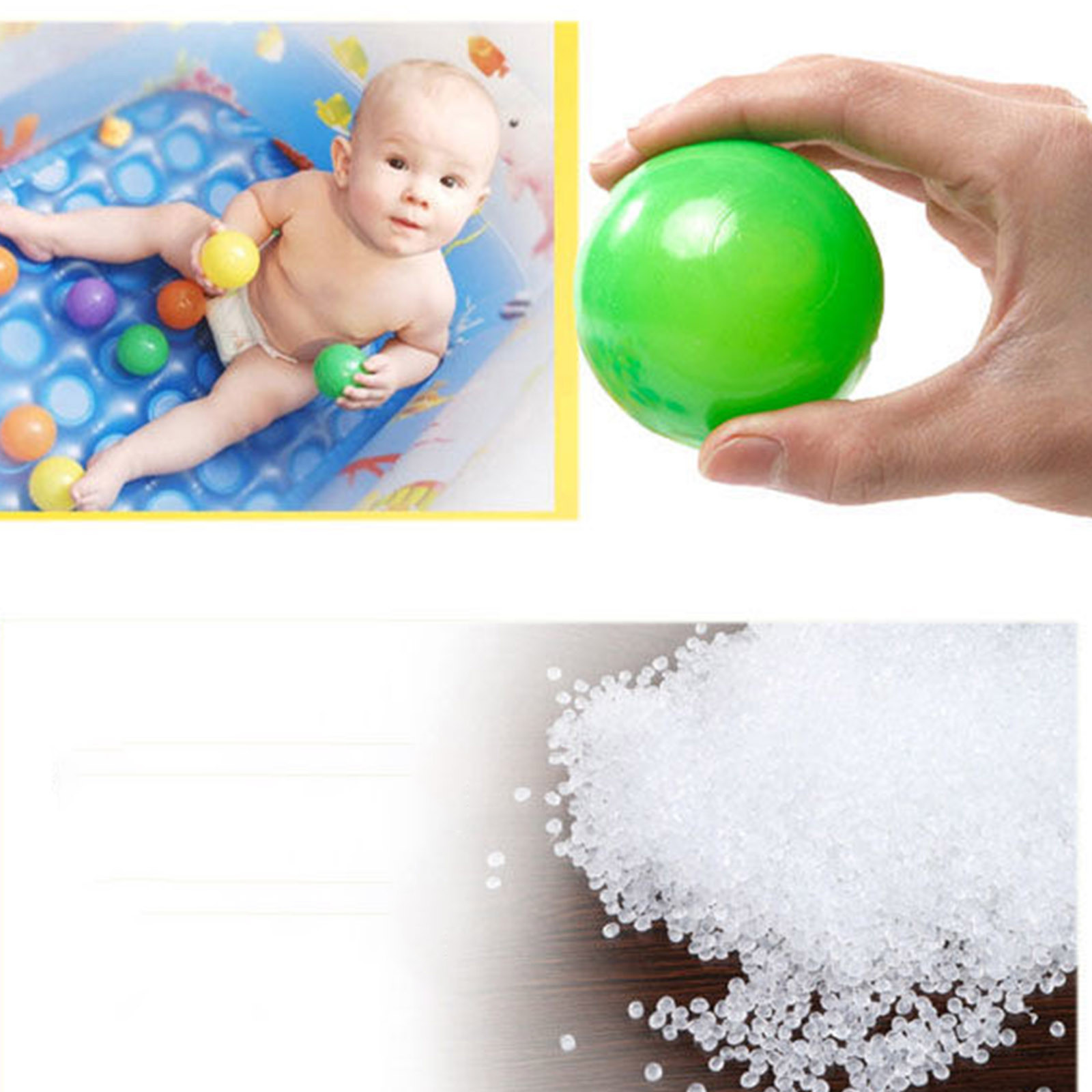 100PCS 55MM Baby Plastic Balls - Kids Outdoor House Accessories recension och pris