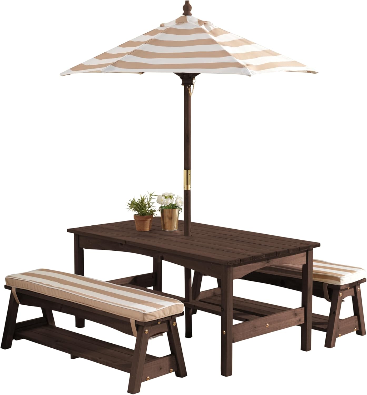 Outdoor Wooden Table & Bench S - Kids Outdoor Wooden Table recension och pris