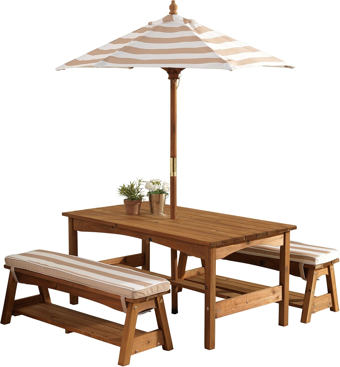 Outdoor Wooden Table & Bench S - Kids Outdoor Wooden Table recension och pris