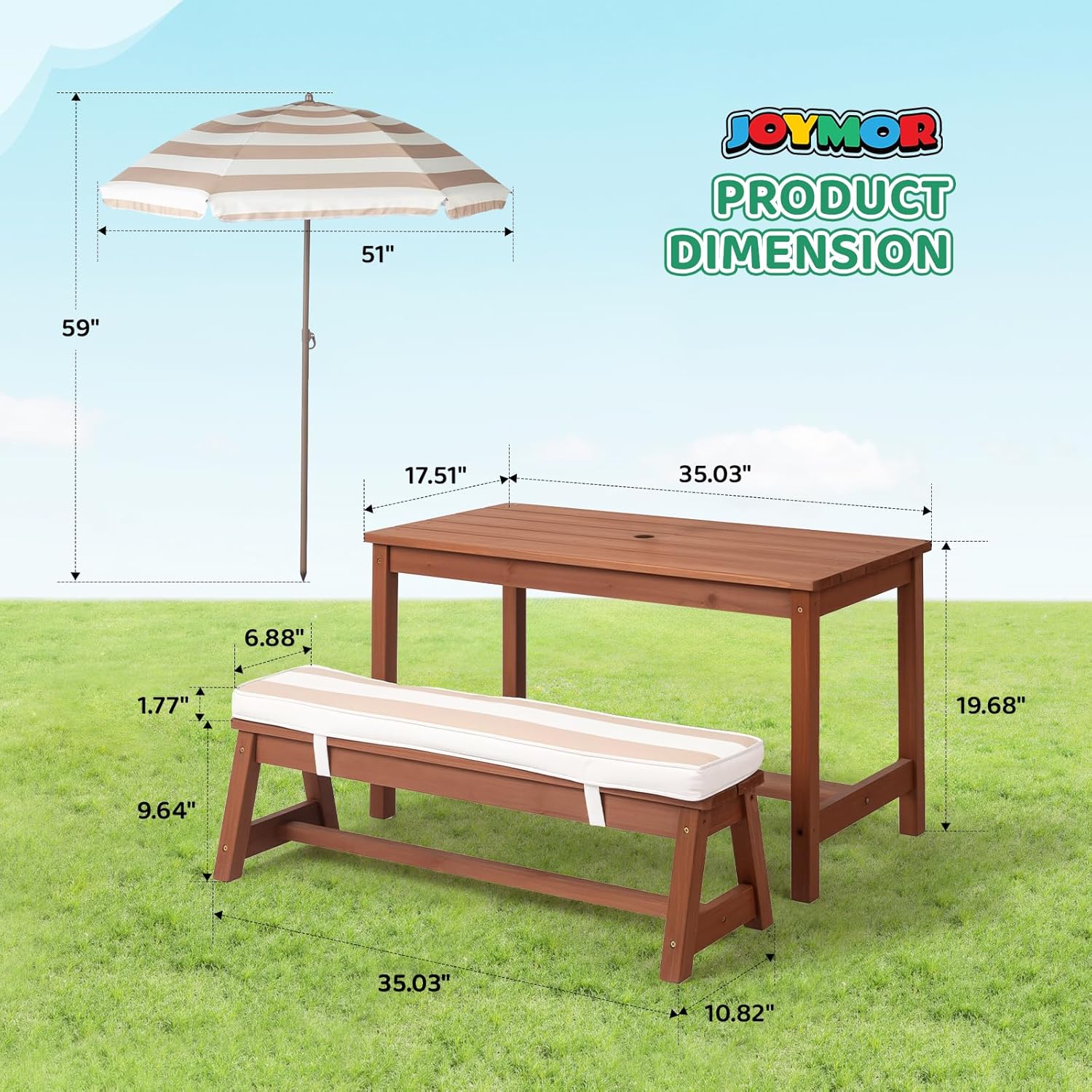 Kids Picnic Table Outdoor Wood - Kids Outdoor Wooden Table recension och pris