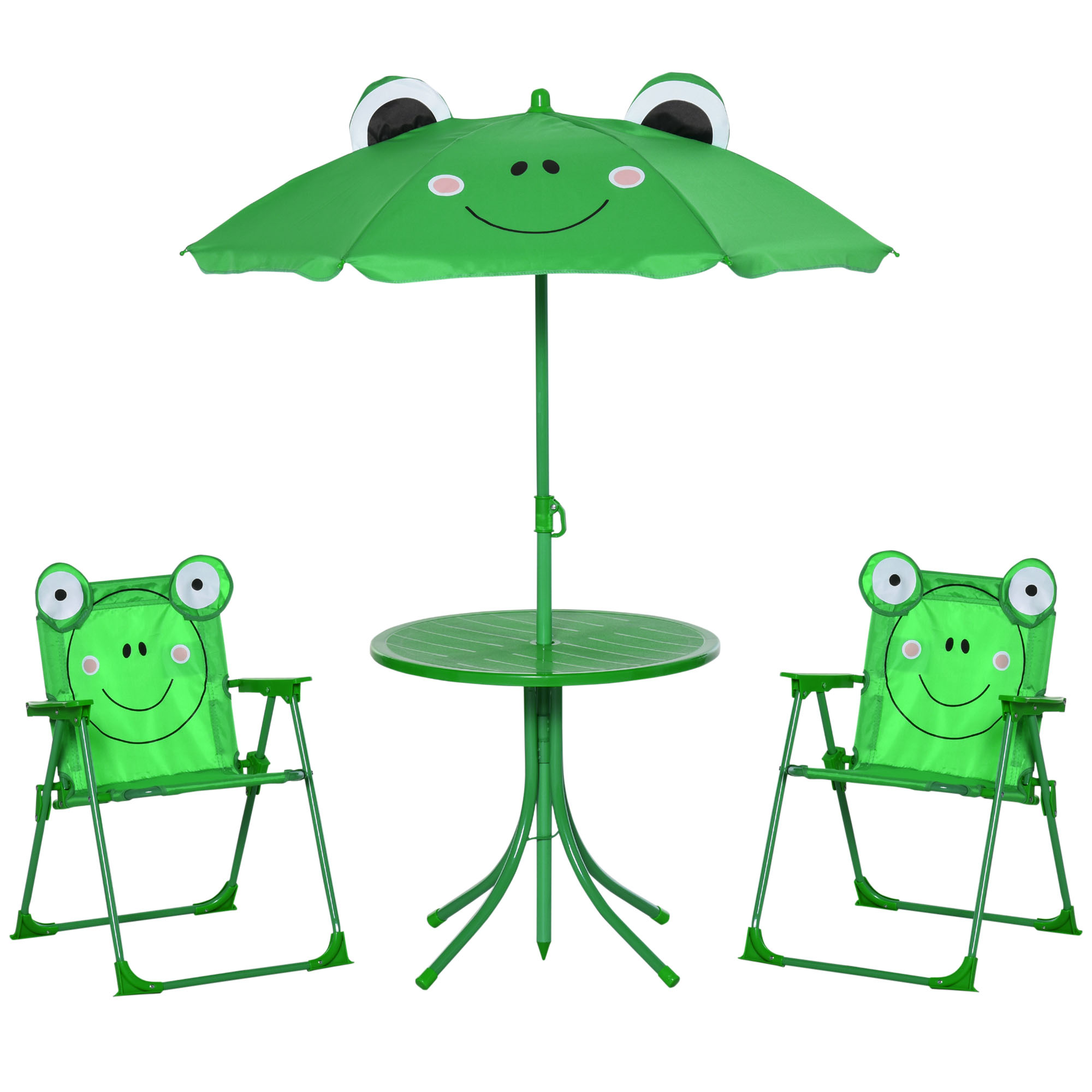 Fun Portable Kids Folding Tabl - Kids Outdoor Table And Chairs With Umbrella recension och pris