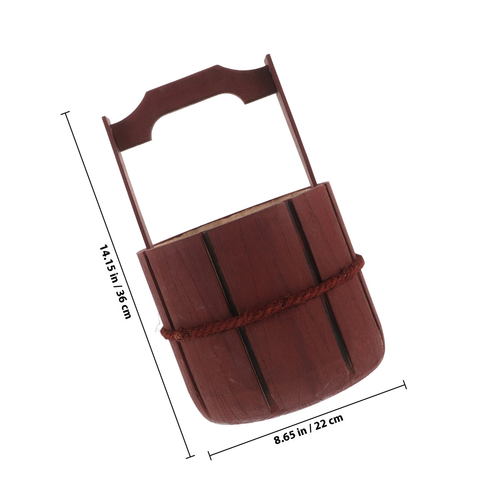 Wooden Bucket Dance Prop for C - Kids Outdoor Decor recension och pris