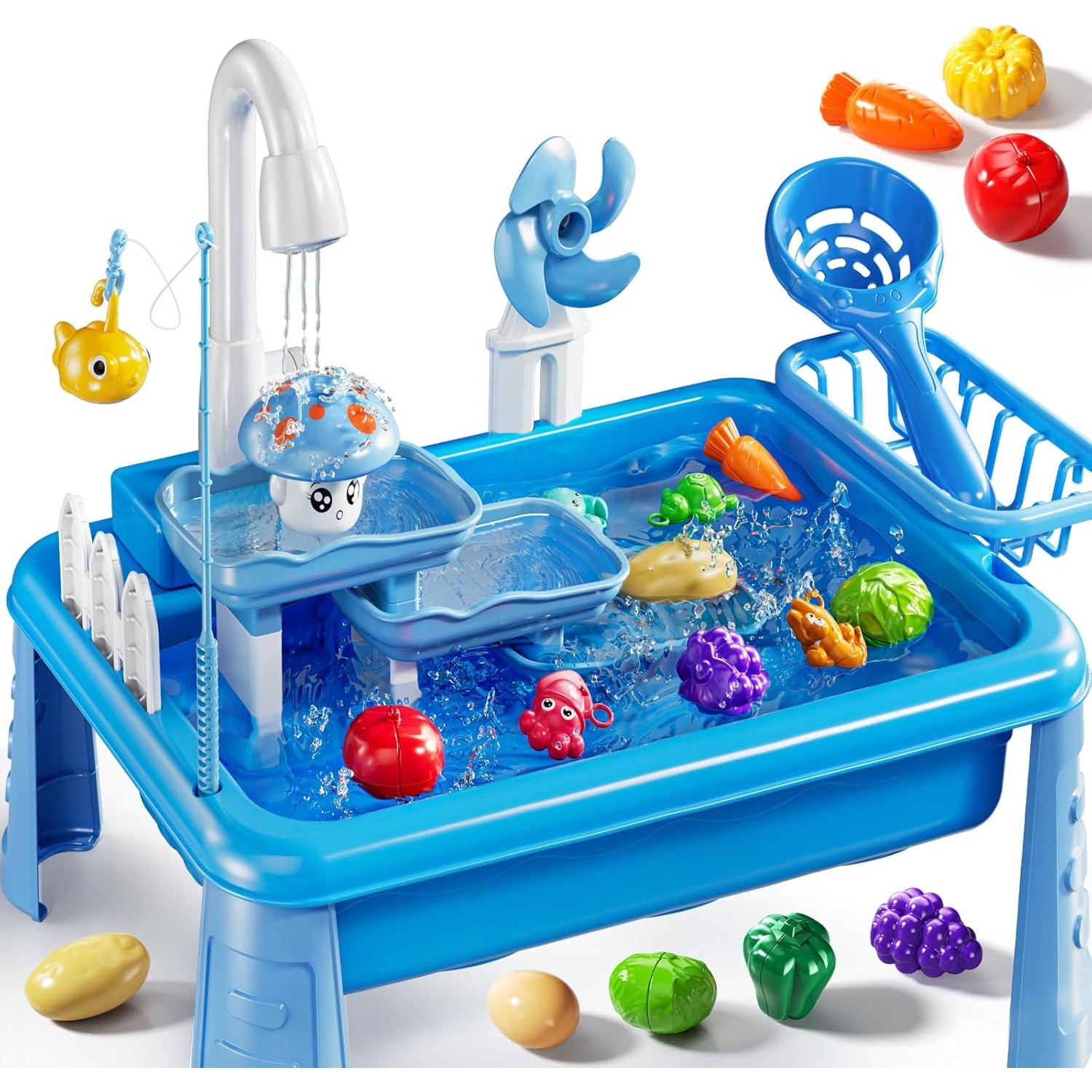 Water Table Play Sink Toy for  - Kids Outdoor Folding Table recension och pris