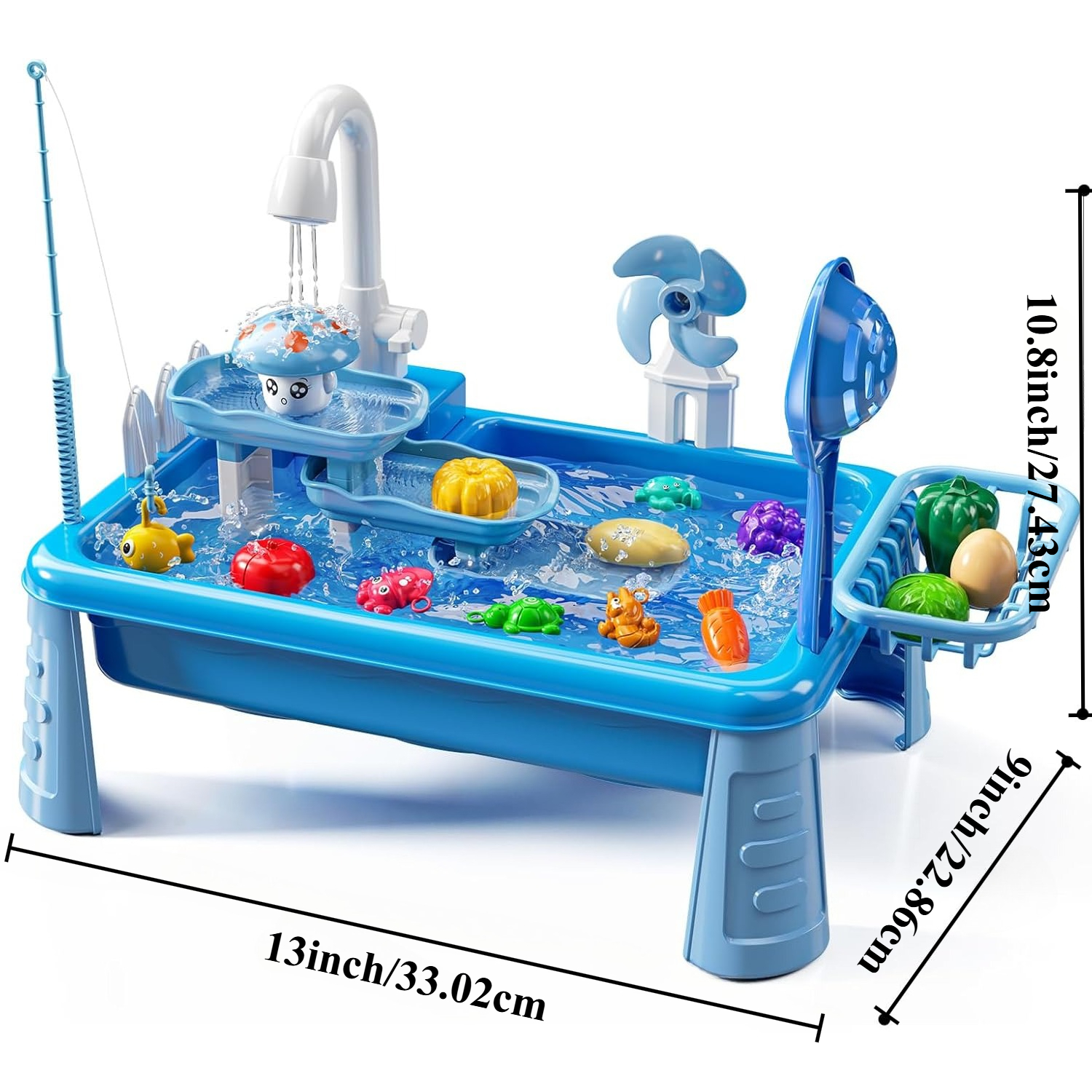 Water Table Play Sink Toy for  - Kids Outdoor Folding Table recension och pris