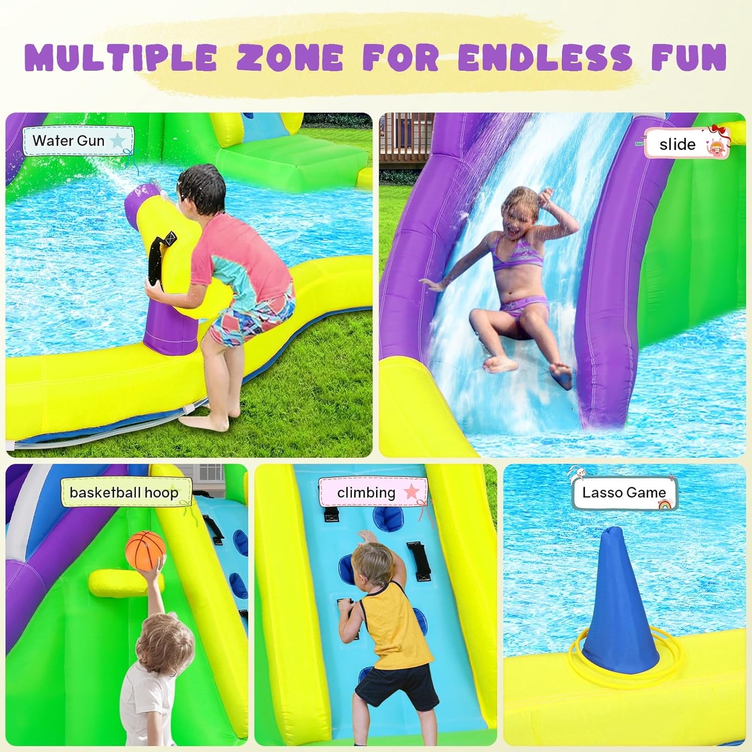 13x14FT Inflatable Bounce Hous - Kids Outdoor Bounce House recension och pris