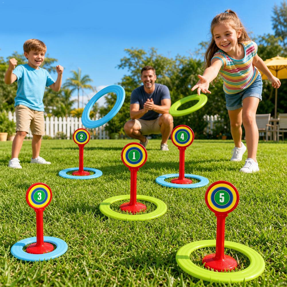 Kids Plastic Ring Toss Game Se - Kids Outdoor Yard recension och pris