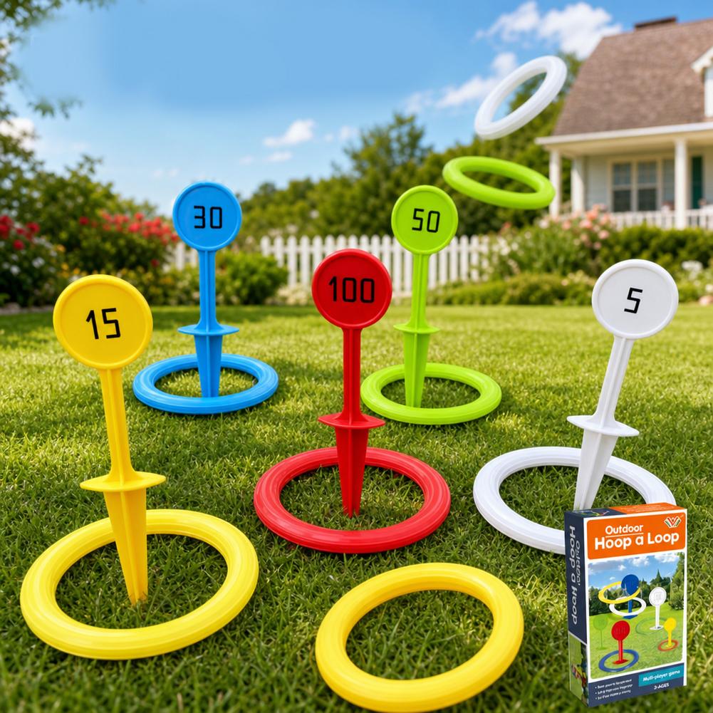 Kids Plastic Ring Toss Game Se - Kids Outdoor Yard recension och pris