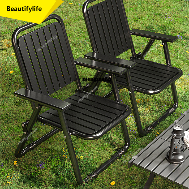 X188 Nature Black Camping Chai - Kids Outdoor Lounge Furniture recension och pris