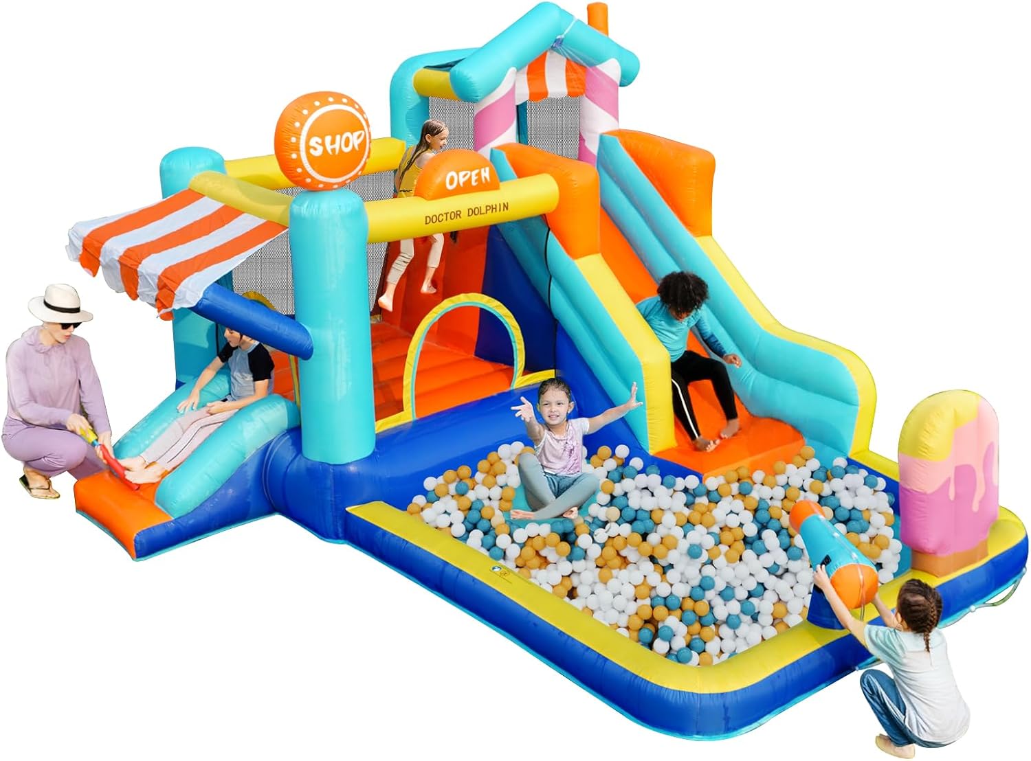 Kids Inflatable Bounce House w - Kids Outdoor Bounce House recension och pris