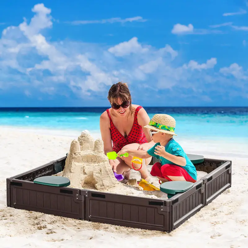 Outsunny Kids Outdoor Sandbox  - Kids Outdoor Sandbox recension och pris