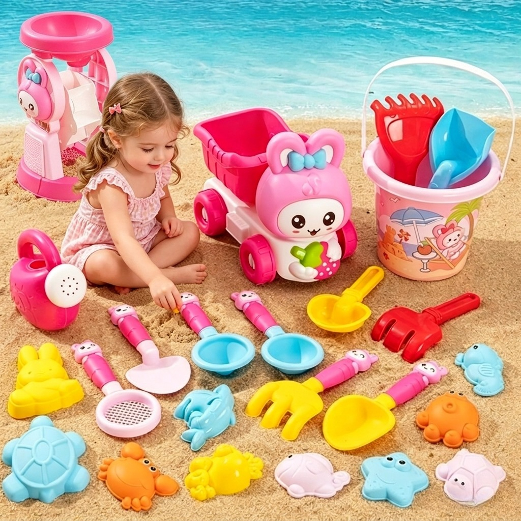 Cartoon Beach Sand Toys Set fo - Kids Outdoor Water Toys recension och pris