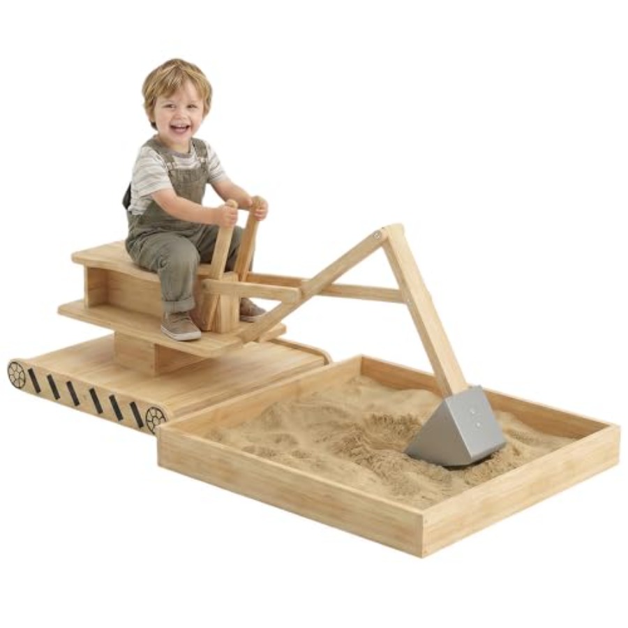 Outdoor wooden sandbox for kid - Kids Outdoor Sandbox recension och pris