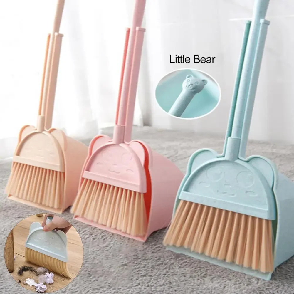 Cartoon Soft Bristle Kids Broo - Kids Outdoor Broom recension och pris