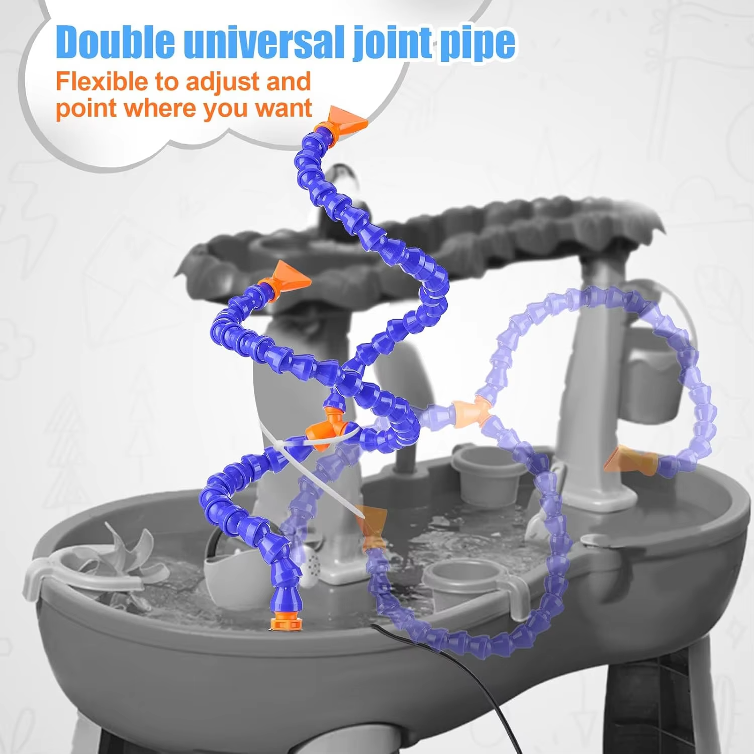 Water Table Pump - Adjustable  - Kids Outdoor Folding Table recension och pris