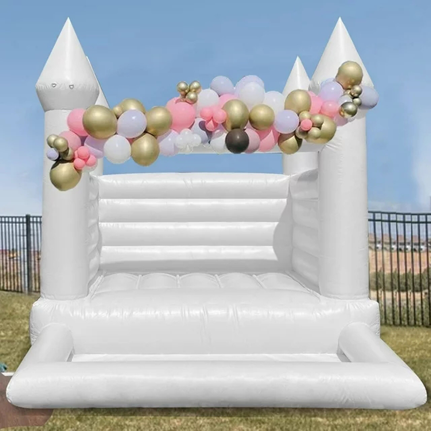 Commercial Durable White Weddi - Kids Indoor Outdoor Trampoline recension och pris