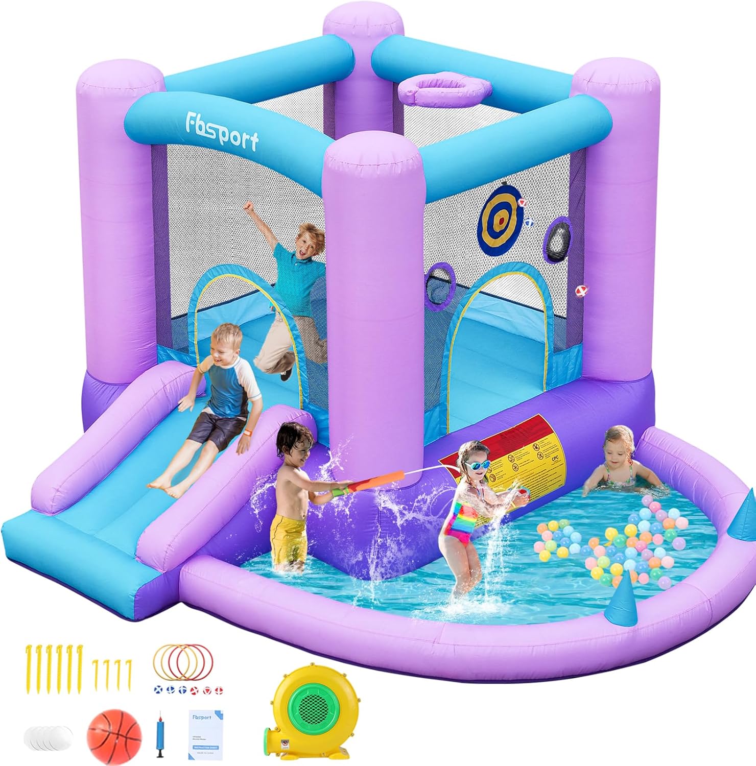 Inflatable Bounce House for Ki - Kids Outdoor Bounce House recension och pris