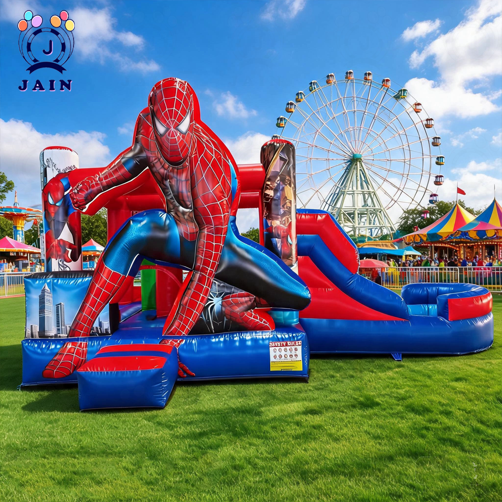 20FT/13ft 3D Cartoon Commercia - Kids Outdoor Bounce House recension och pris