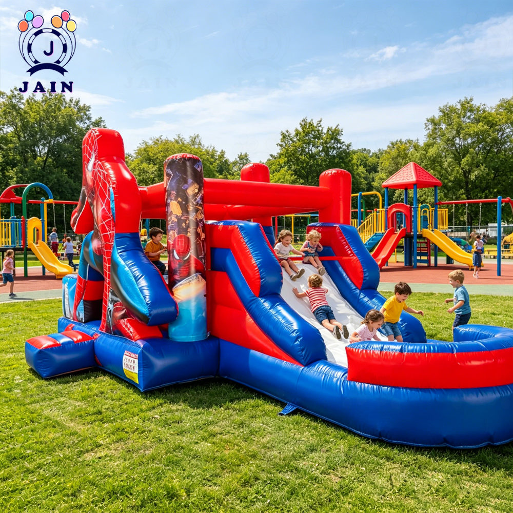 20FT/13ft 3D Cartoon Commercia - Kids Outdoor Bounce House recension och pris