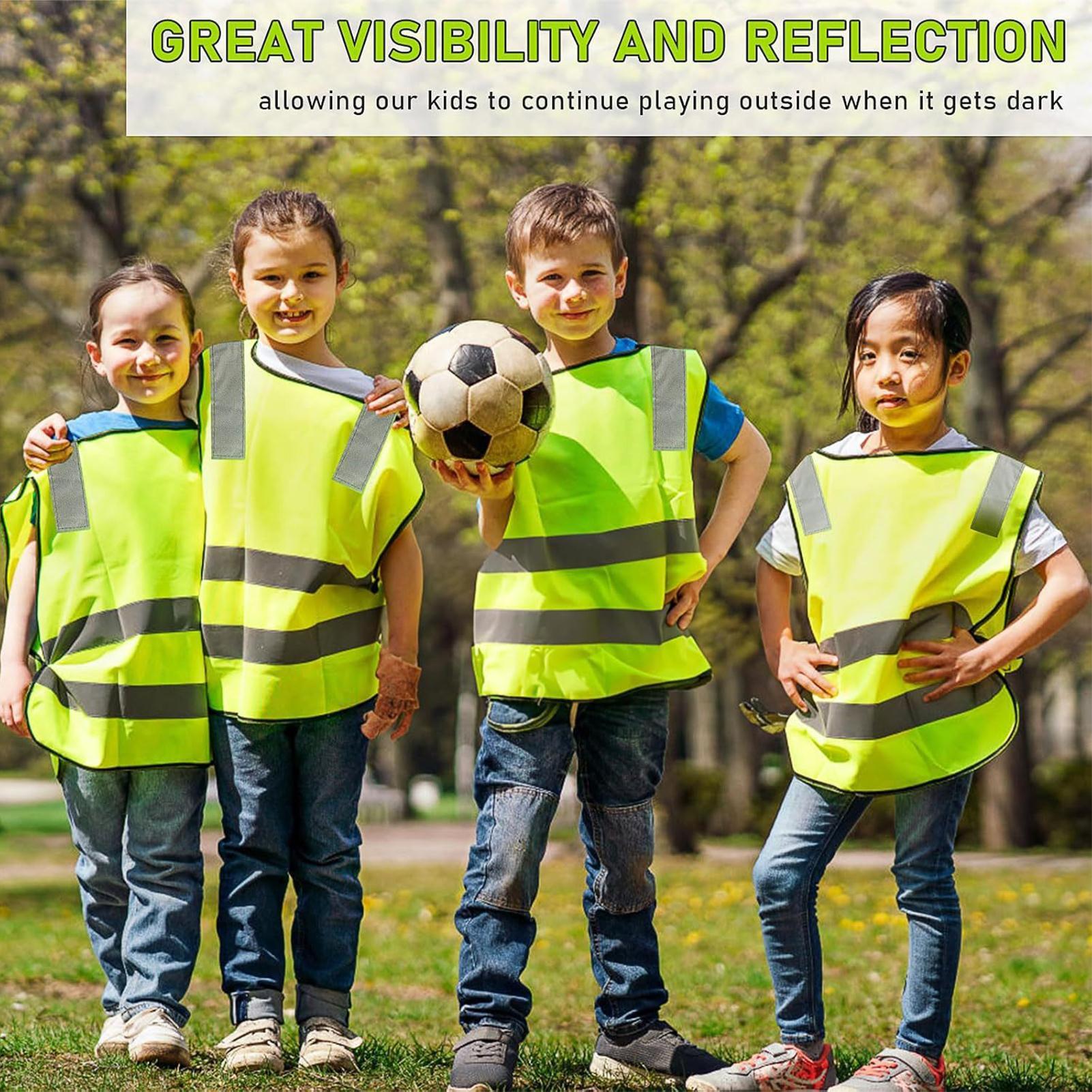 Kids Reflective Vest 10 Pieces - Kids Outdoor Vest recension och pris