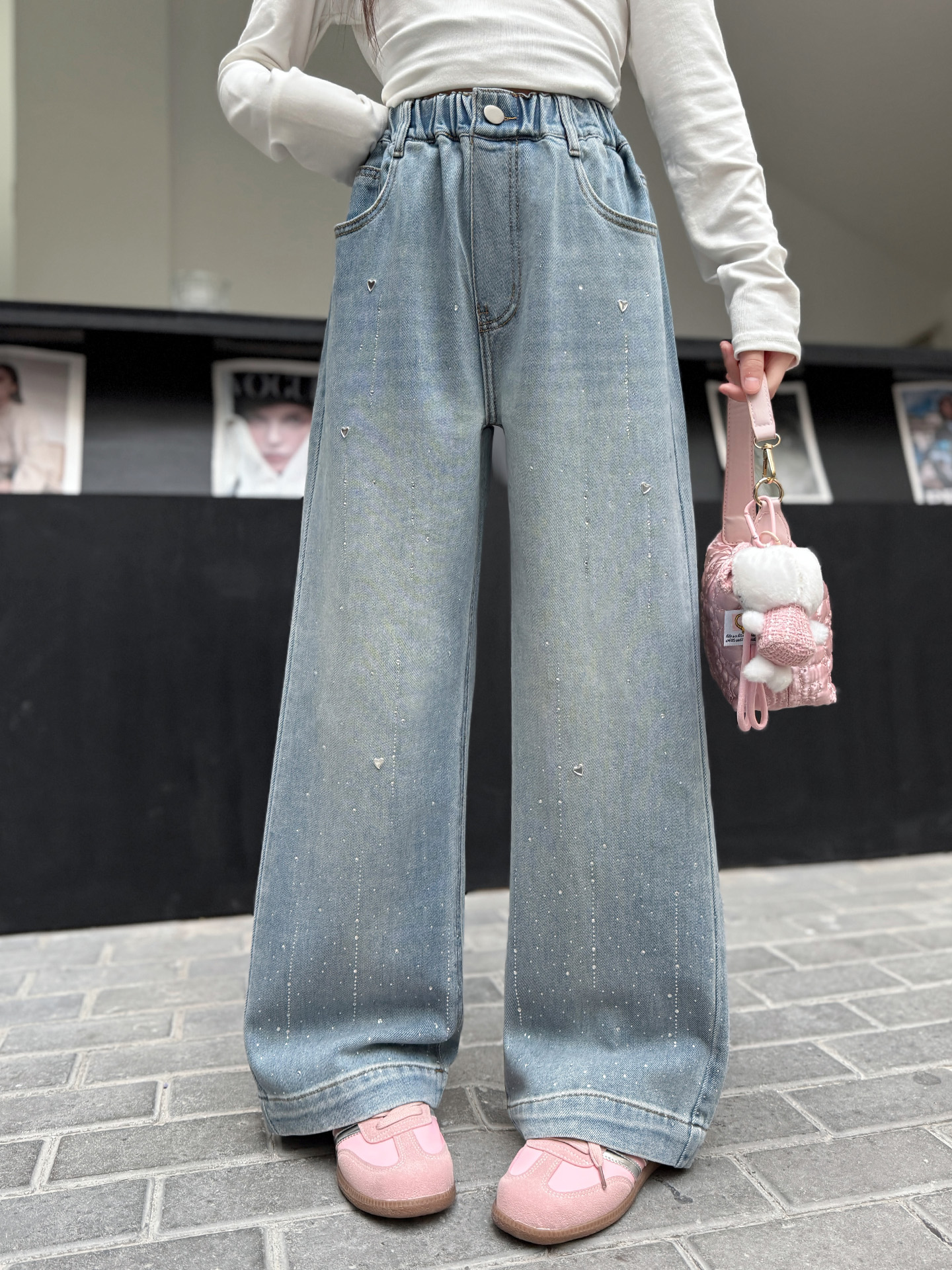 Spring Fashion Girls Jeans Cas - Kids Outdoor Youtube recension och pris