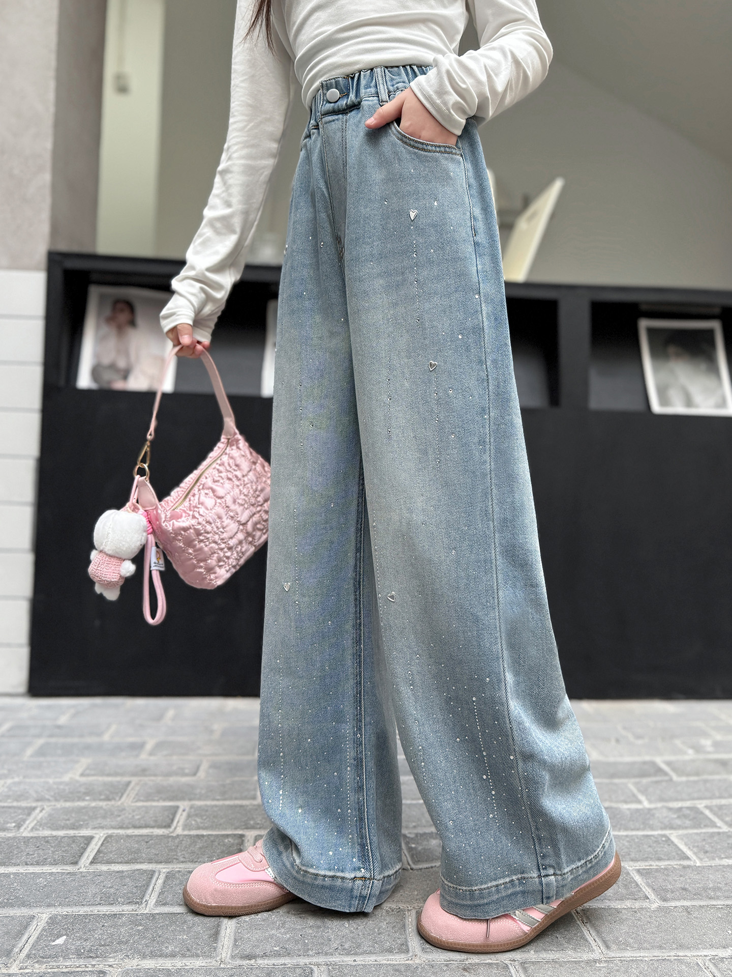 Spring Fashion Girls Jeans Cas - Kids Outdoor Youtube recension och pris