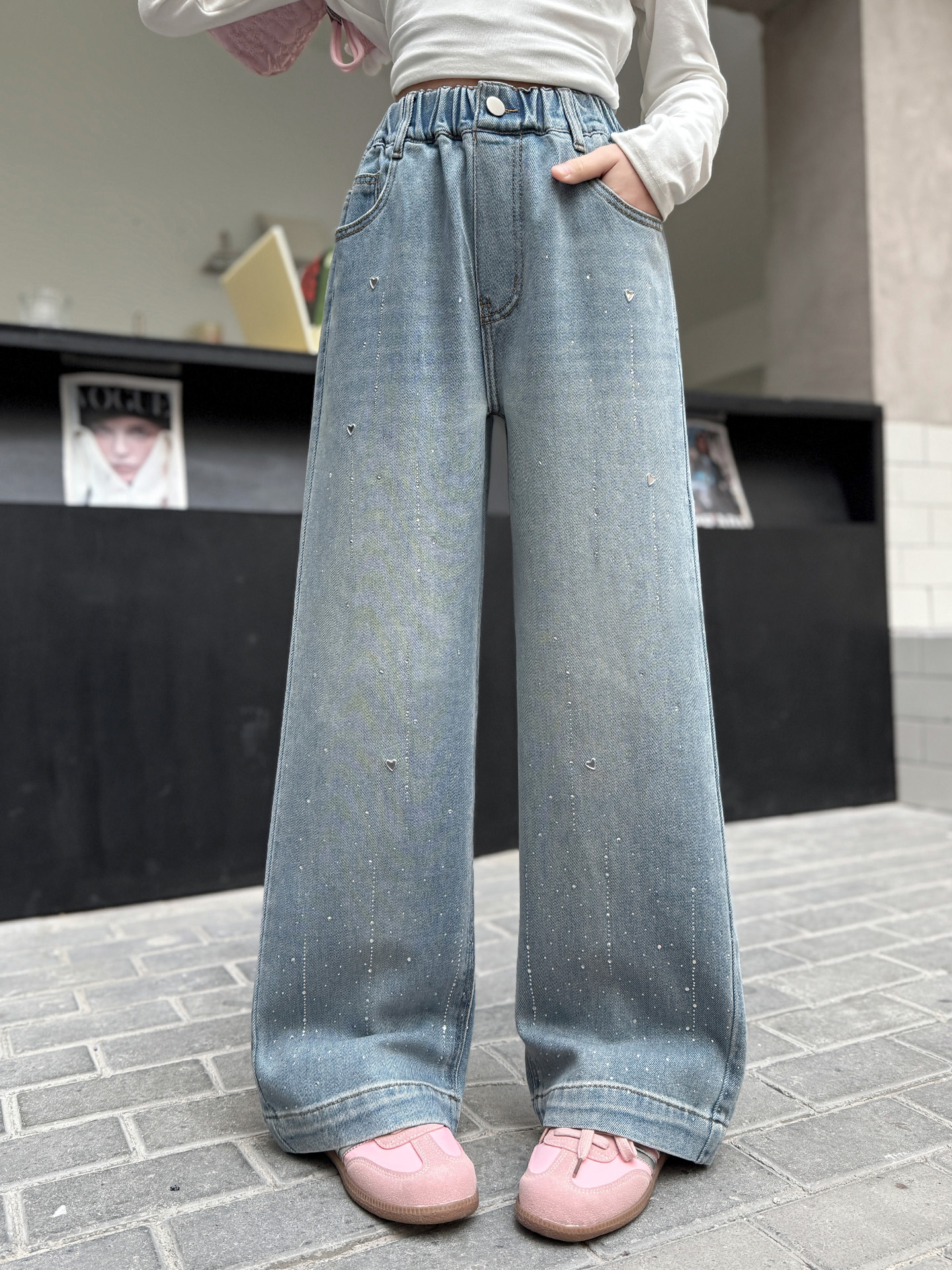 Spring Fashion Girls Jeans Cas - Kids Outdoor Youtube recension och pris
