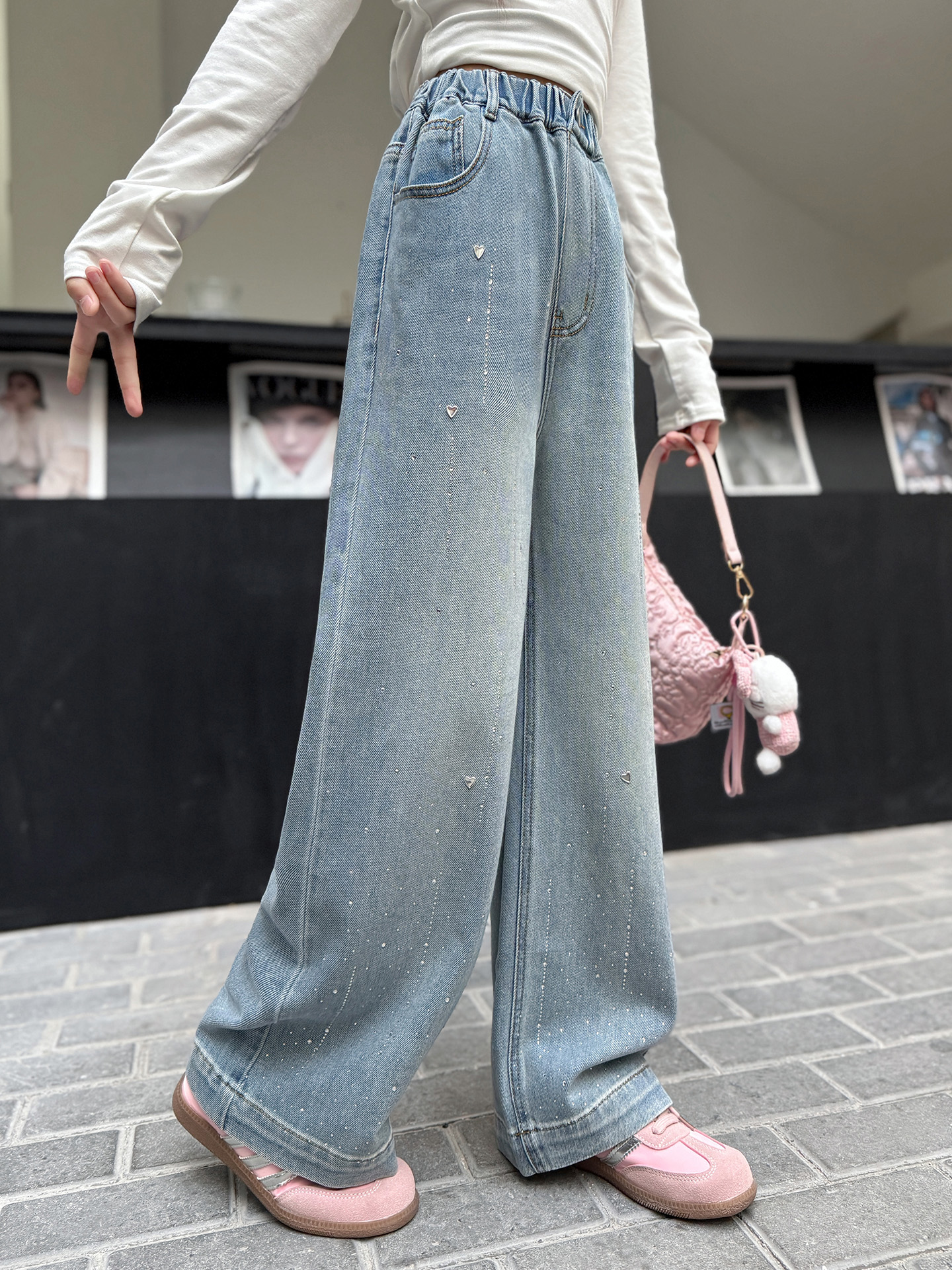 Spring Fashion Girls Jeans Cas - Kids Outdoor Youtube recension och pris
