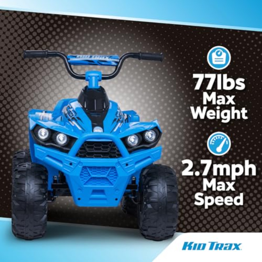 Kid Trax 12V Electric ATV - Bo - Kids Electric Quad Outdoor Toys recension och pris